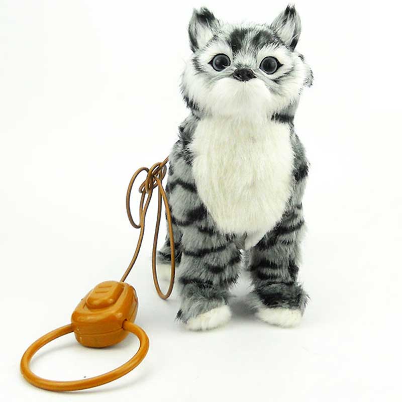 Line Follower Robot - Robot Cat Electronic Plush Cat Singing