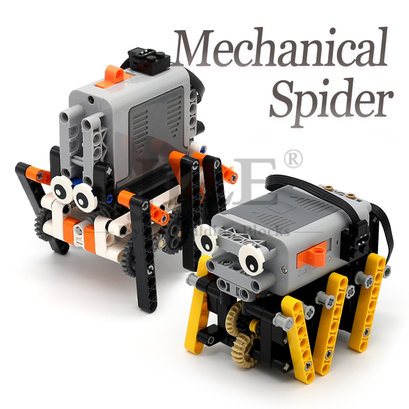 Line Follower Robot - Moc Technical Mechanical Spider Building Block