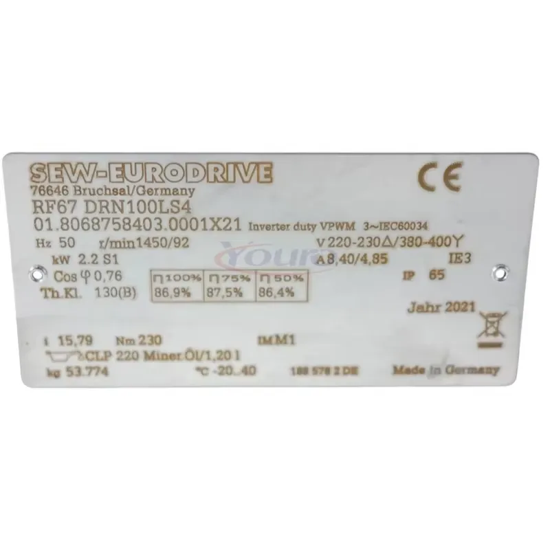 for SEW EURODRIVE RF67 DRN100L - Geared Motor review and price