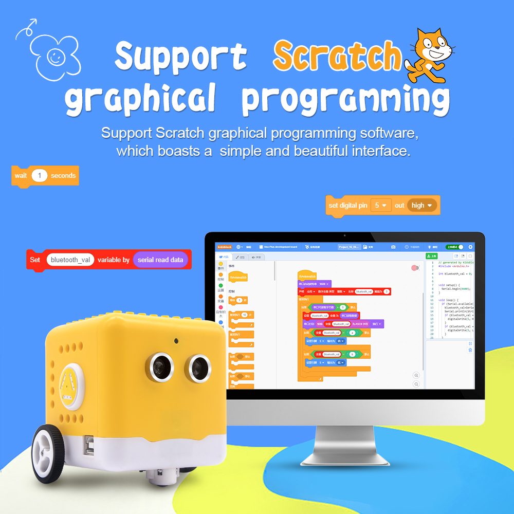 Kidsbits Programmable Robot Ki - Microbit Robot review and price