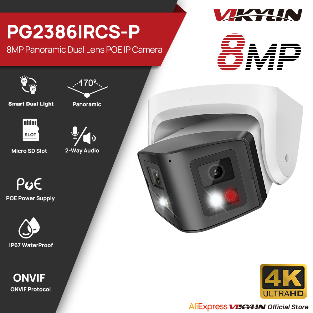Vikylin 8MP Panoramic Smart Du - Pan Tilt Bracket review and price