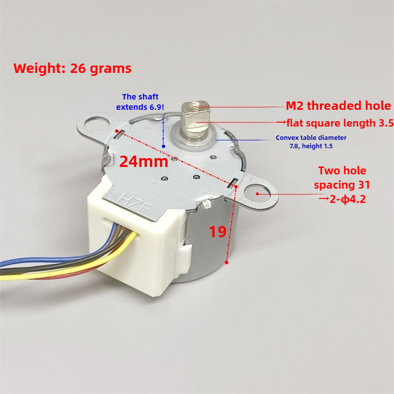 24BYJ48  DC 5V Stepper Motor D - Geared Motor review and price