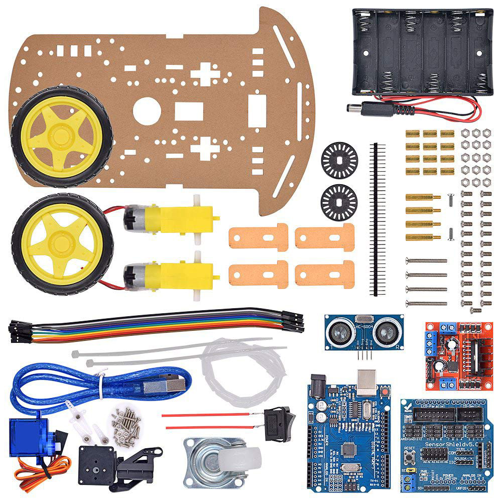 Modular Robot Car Chassis Kit  - Line Follower Robot review and price