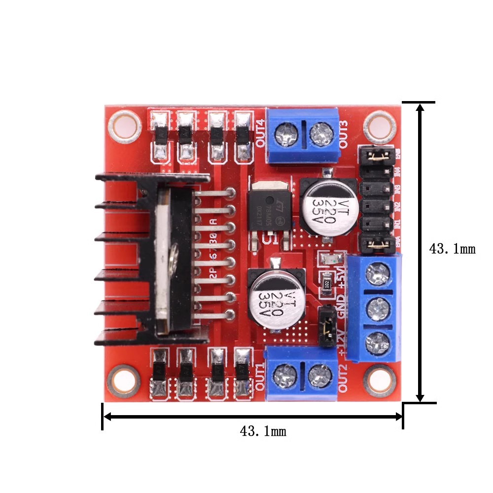 1~100Pcs L298N Dual Channel DC - Motor Driver L298N review and price