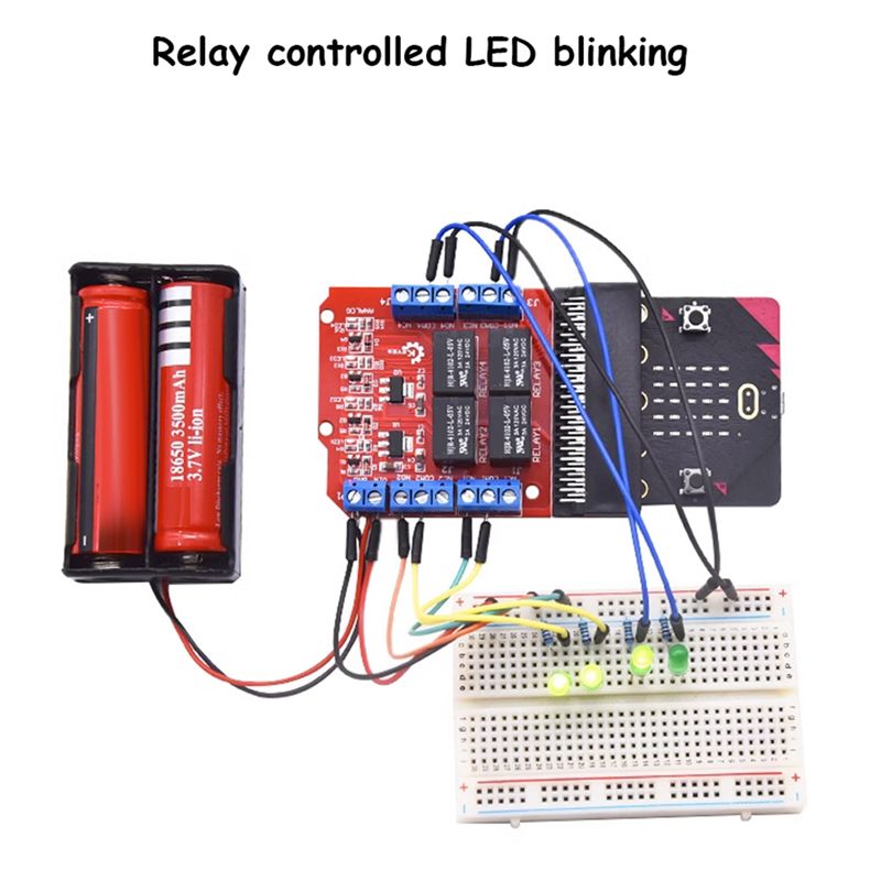 A64I Microbit 4 Channel Relay  - Microbit review and price