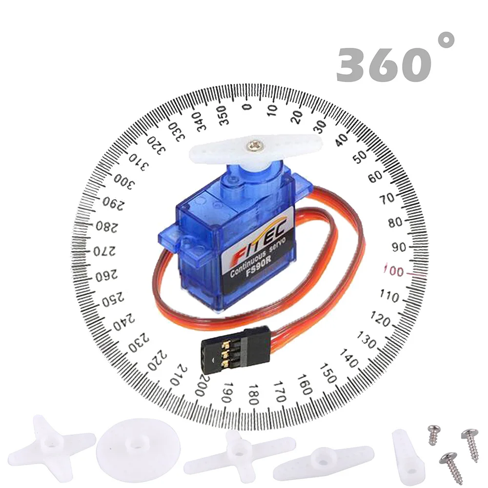 4Sets Feetech FS90R Servo 360  - Micro Servo review and price