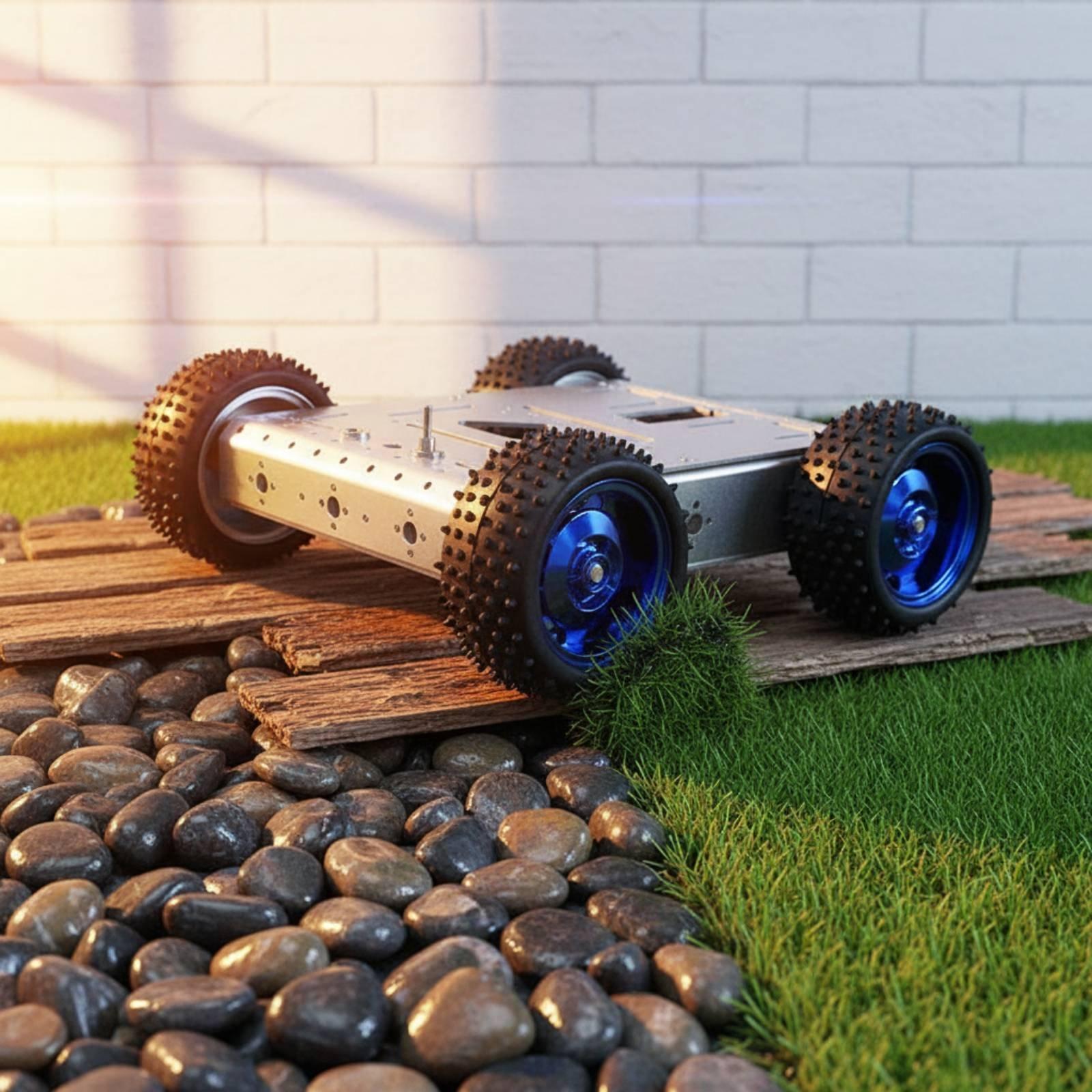 4WD Smart Car understructure.5 - Robot Chassis review and price