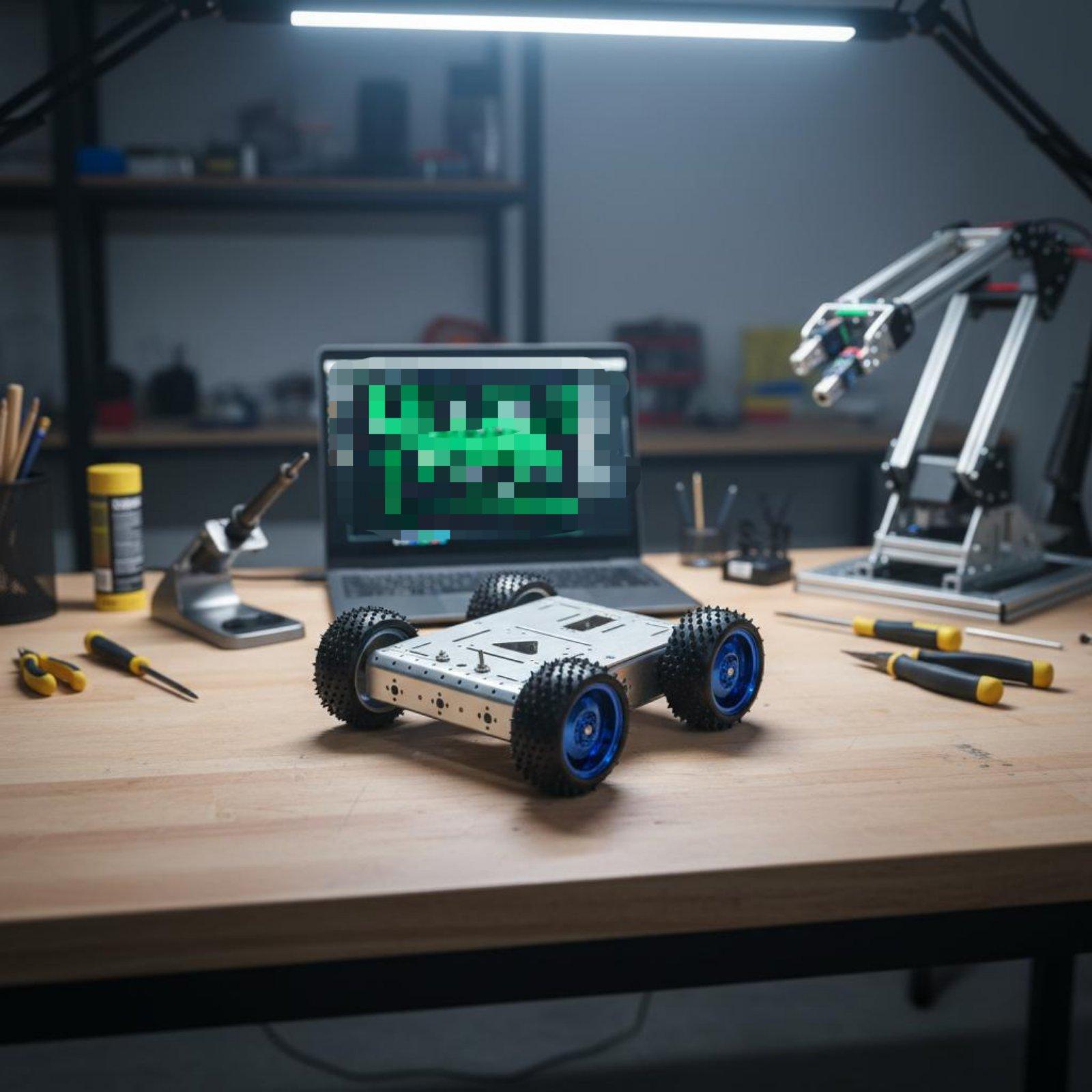 4WD Smart Car understructure.5 - Robot Chassis review and price